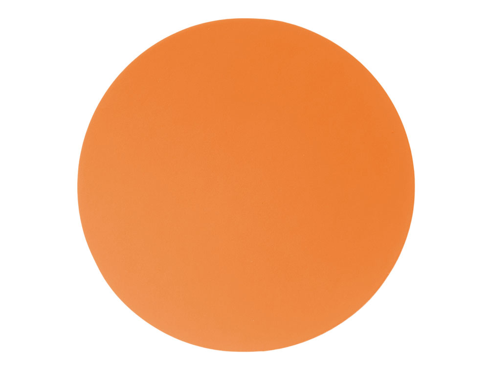 ПАТЧ КРУГ soft-touch (оранжевый ) 6,0 х 6,0 см