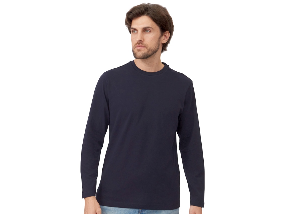 Лонгслив HD Fit мужской, темно-синий