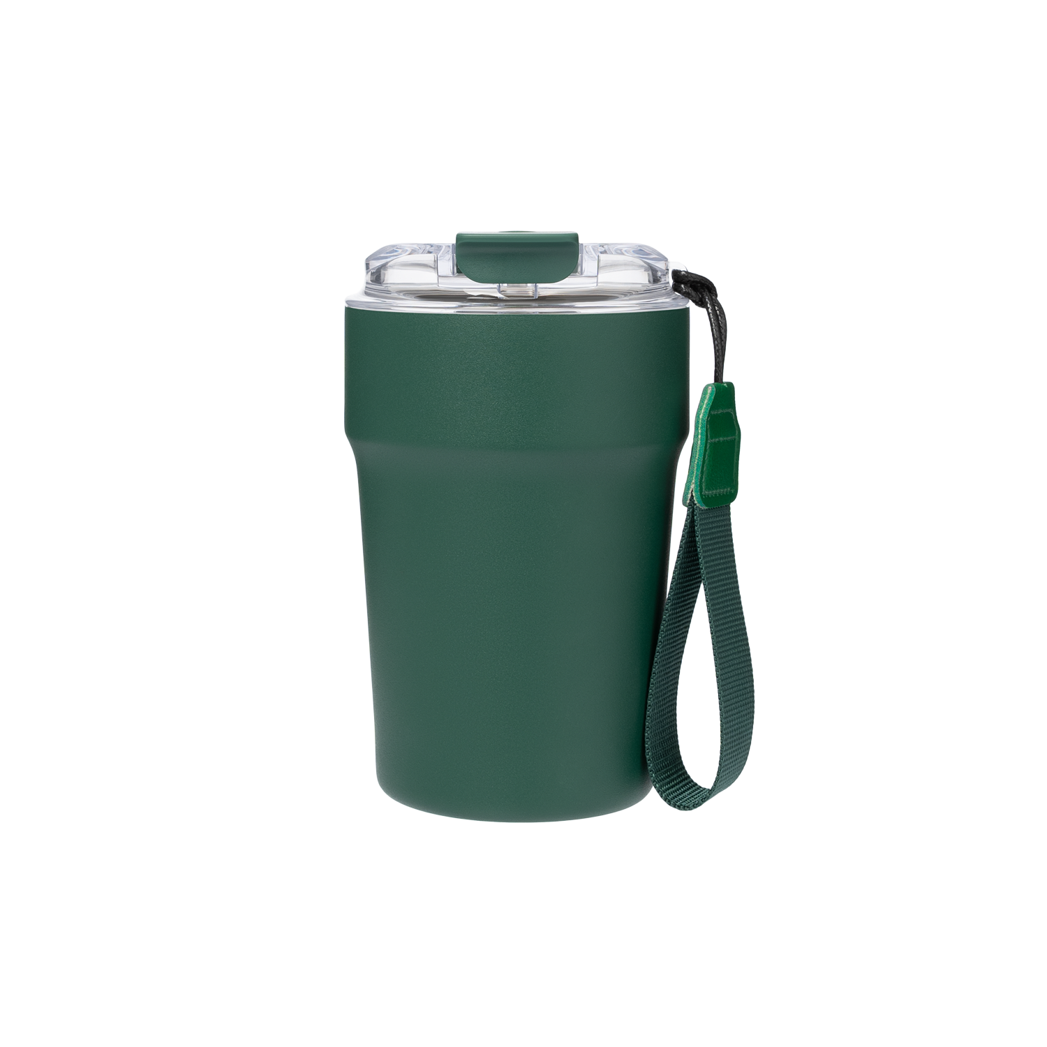 Термокружка вакуумная Monaco, темно-зеленая