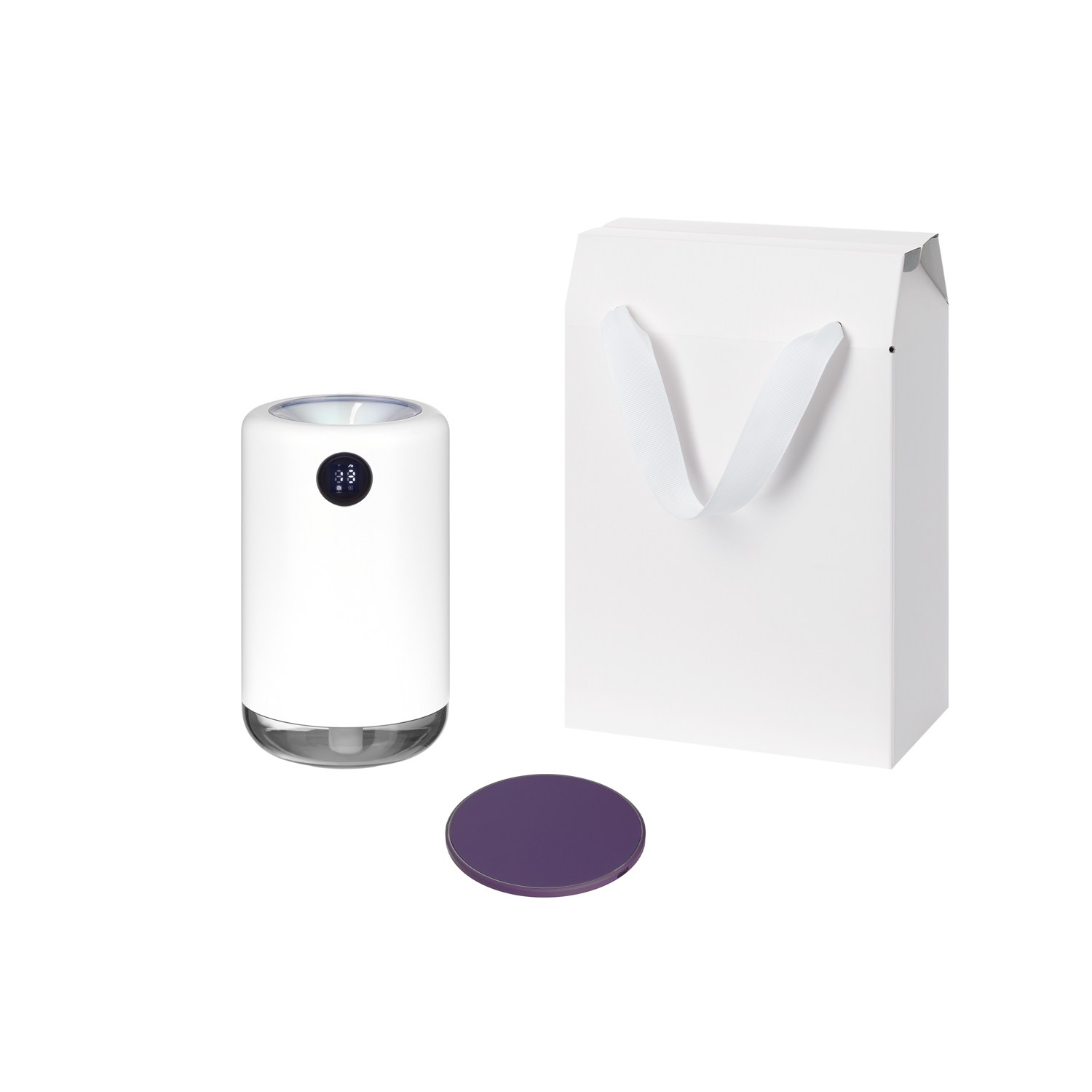 Подарочный набор Bliss, Auris, фиолетовый (увлажнитель воздуха, зарядное устройство)