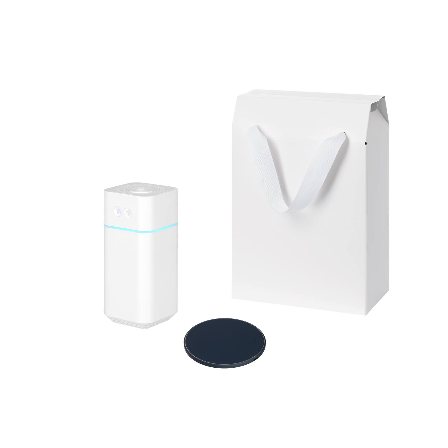 Подарочный набор Cloud NEO, Auris, синий (увлажнитель воздуха, зарядное устройство)