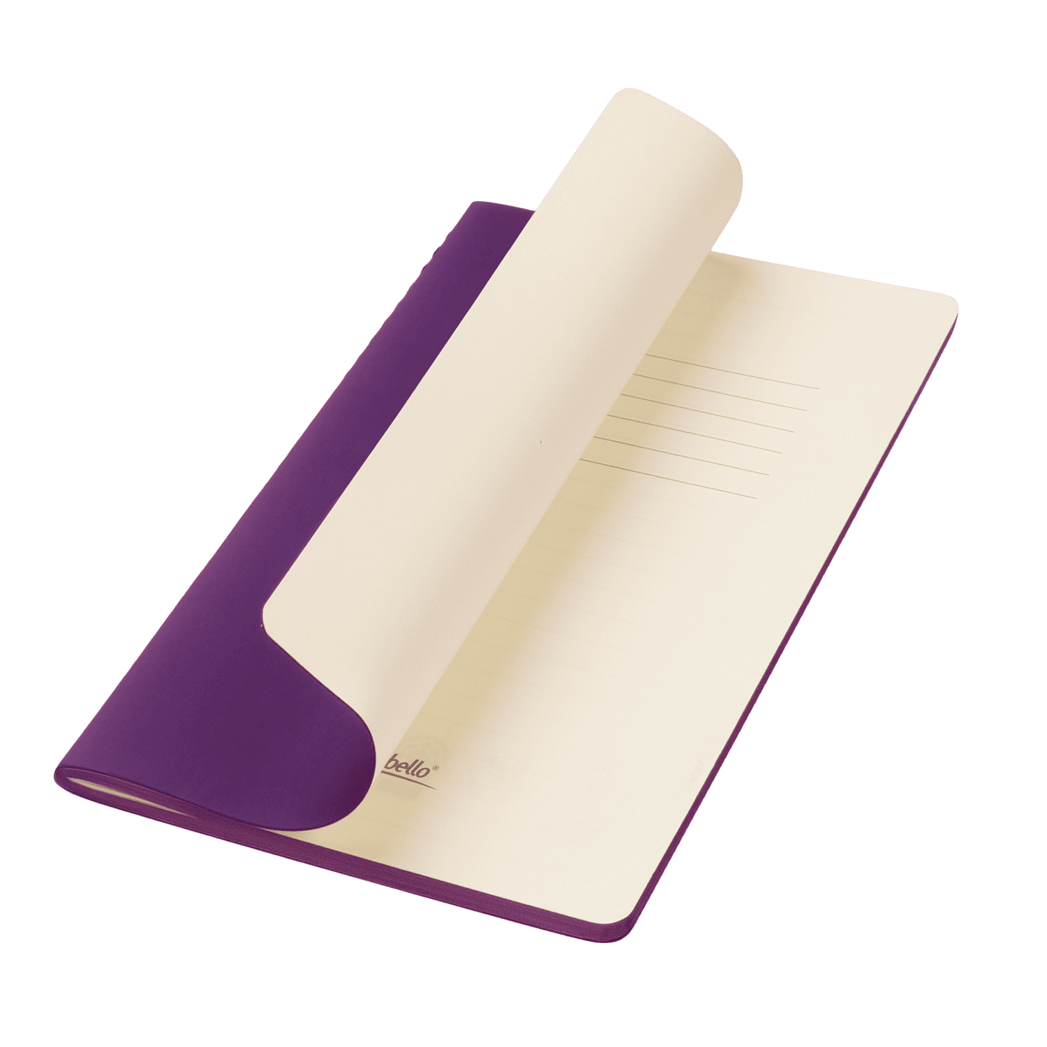 Блокнот Alpha slim, фиолетовый