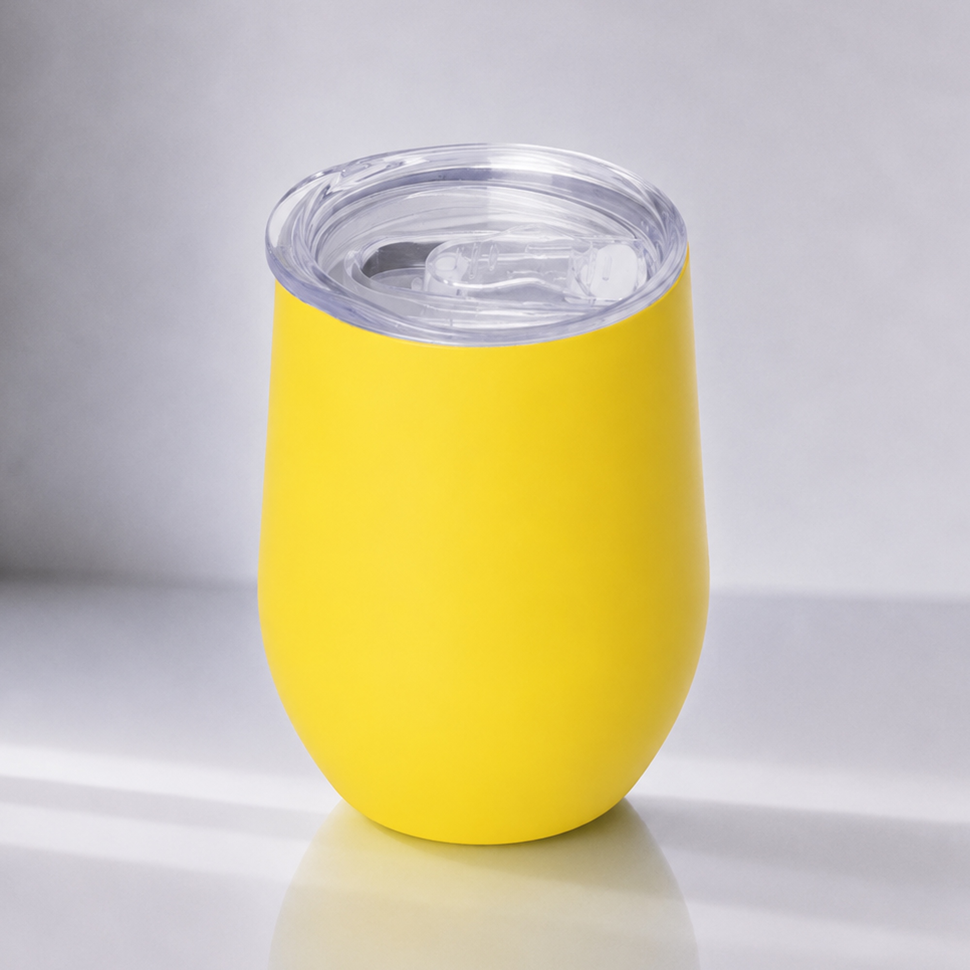 Термокружка Vacuum mug C1, soft touch, 370мл, желтый