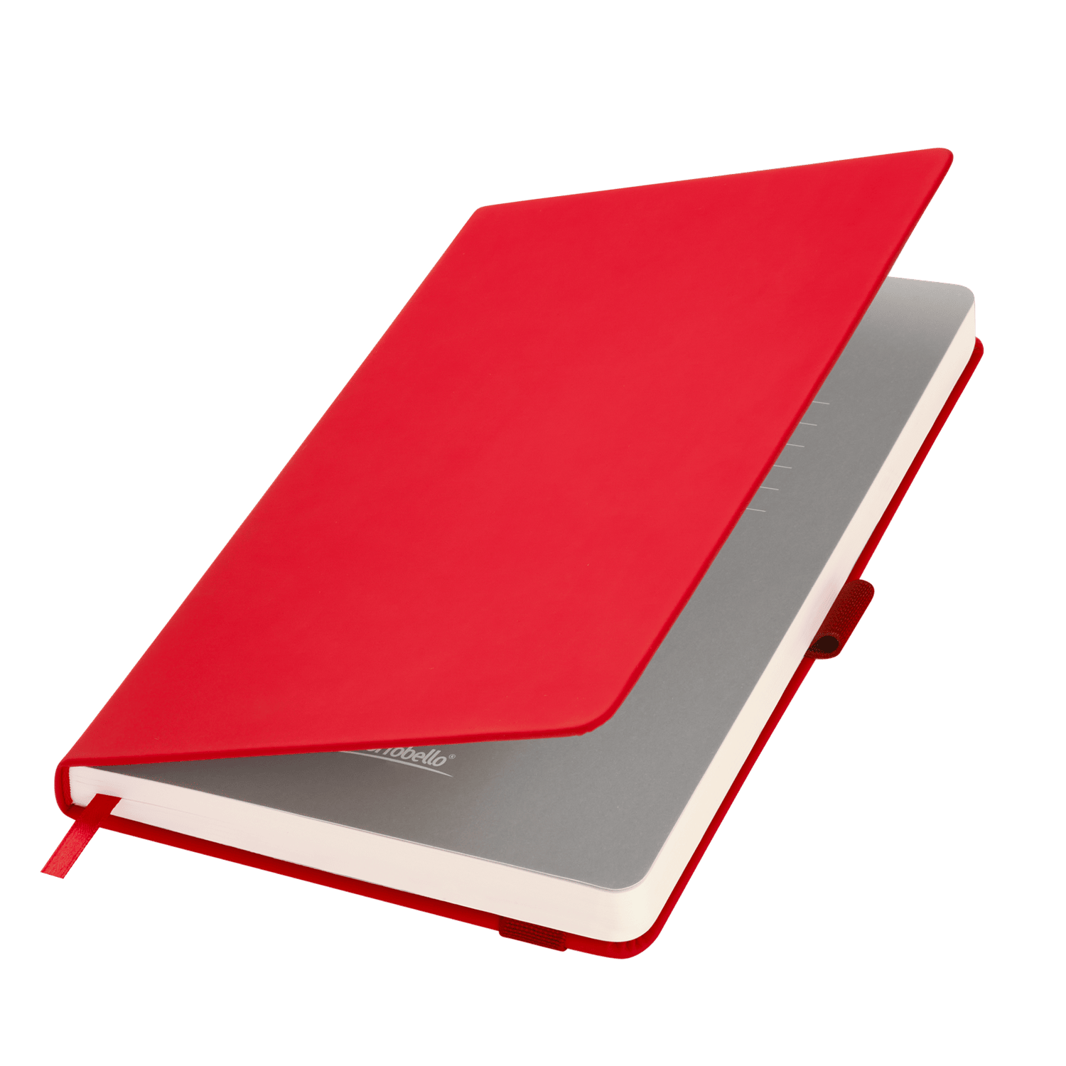 Ежедневник Alpha недатированный, красный/серый