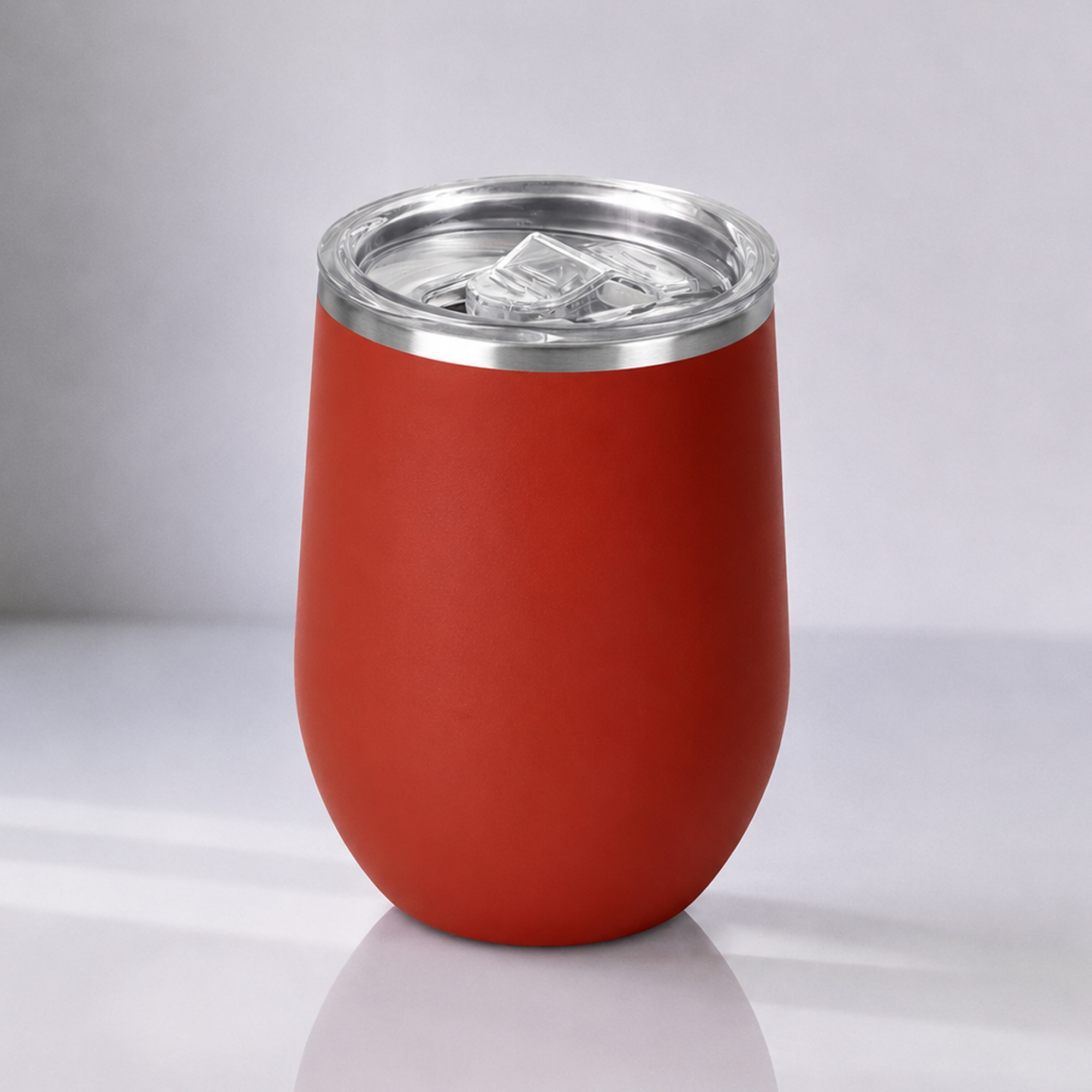Термокружка Vacuum mug C1, soft touch, 370мл, красный