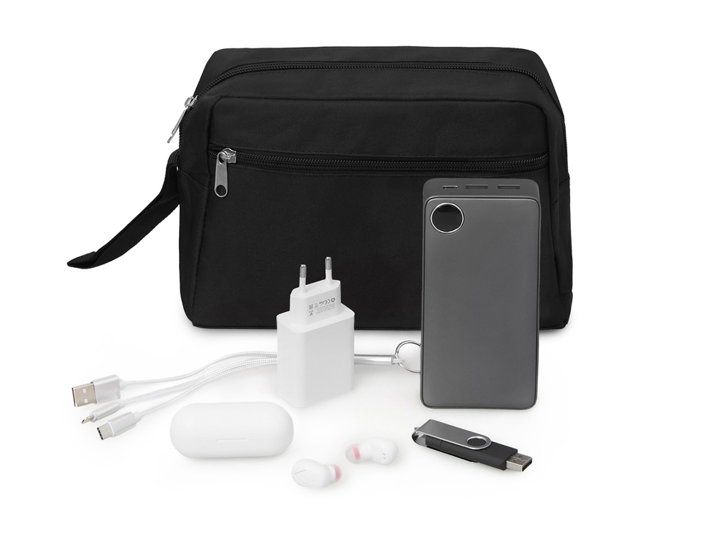 Органайзер для электроники и проводов Carriage, черный