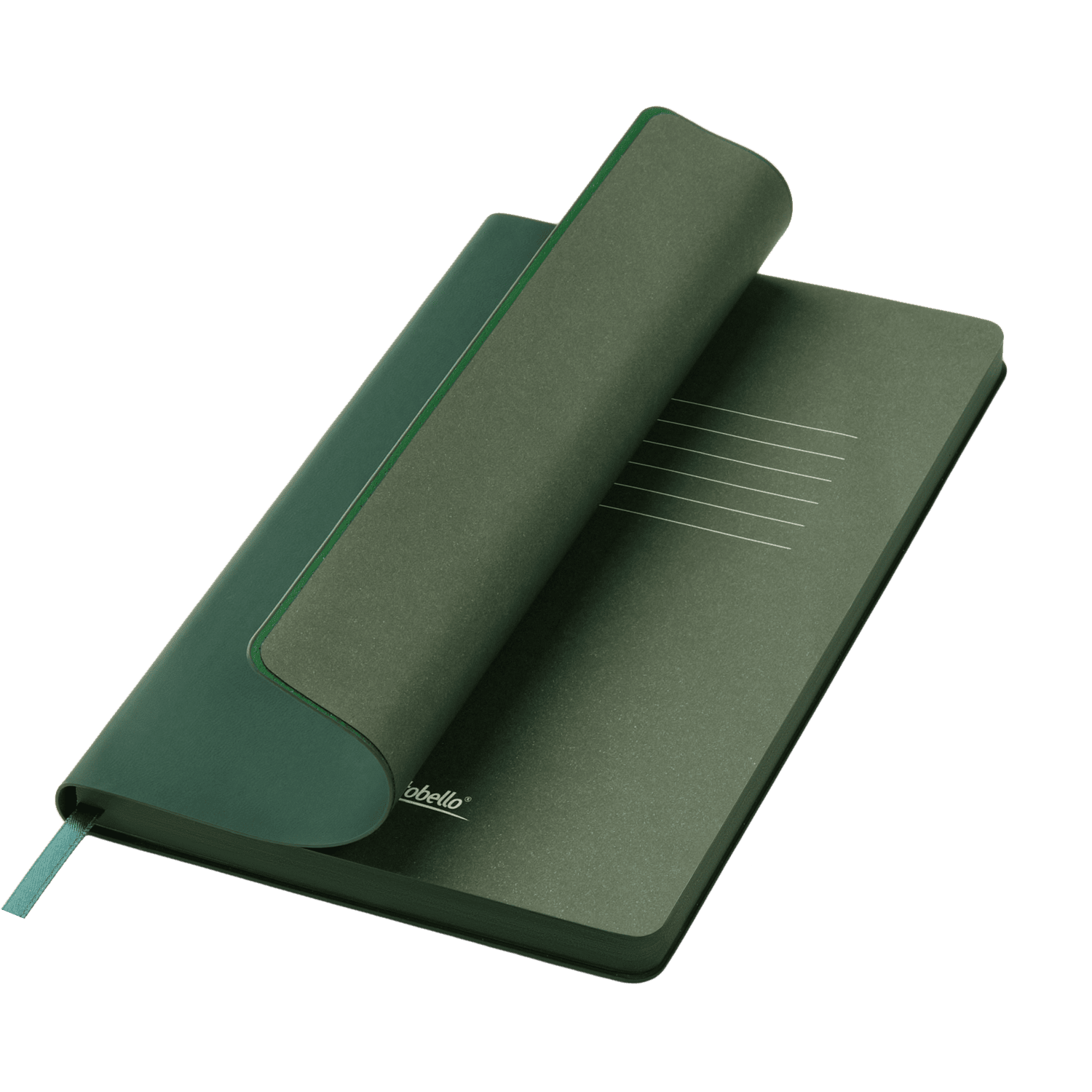 Ежедневник Latte soft touch недатированный, зеленый