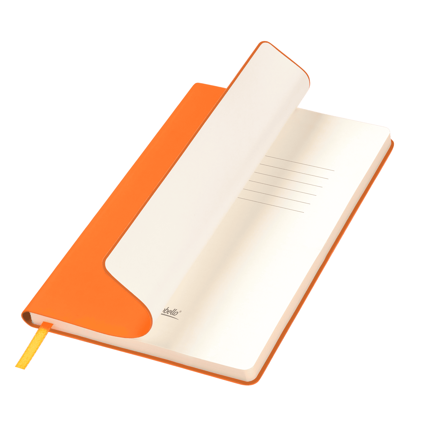 Ежедневник Spark недатированный, оранжевый (с упаковкой, со стикерами)