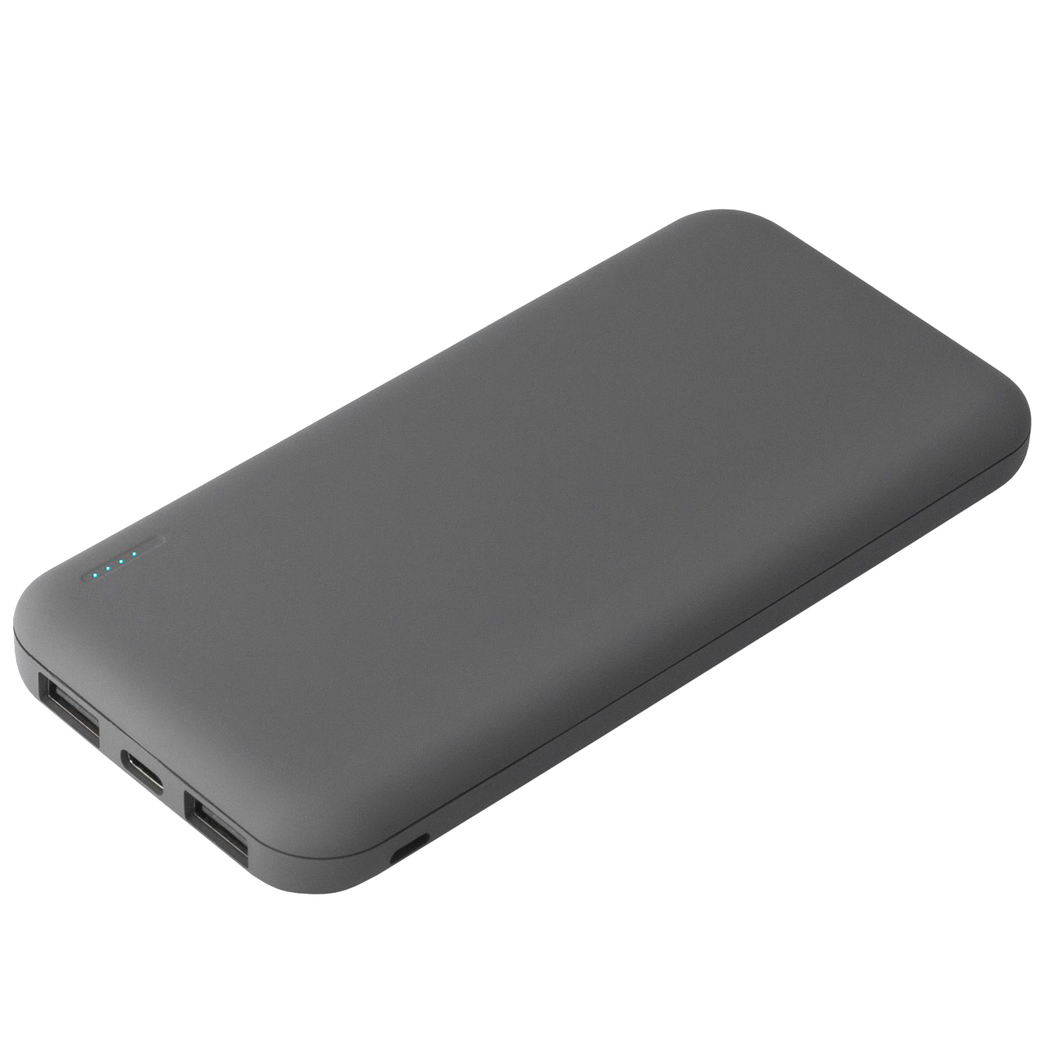 Внешний аккумулятор с подсветкой Luce 10000 mAh, серый