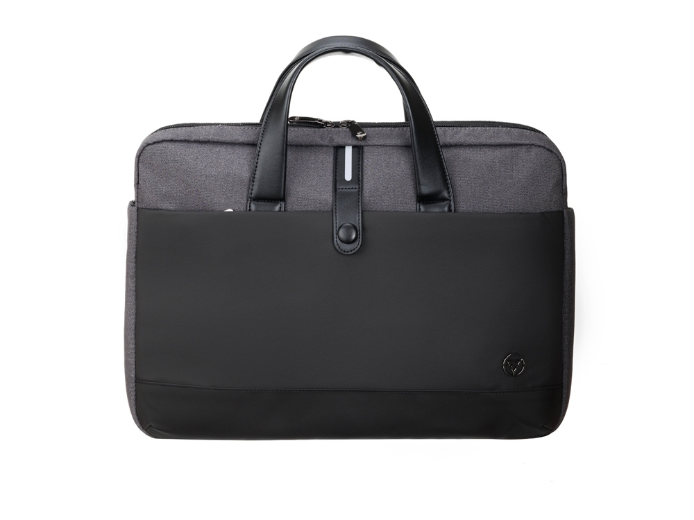 Сумка для ноутбука TORBER ВЕКТОР 14.1'', чёрный/серый, нейлон, 40 x 5 x 28 см, 5л