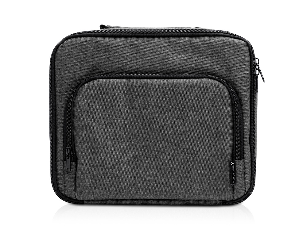 Сумка-холодильник из переработанного полиэстера Сотэк (SOTEK), меланжевый серый