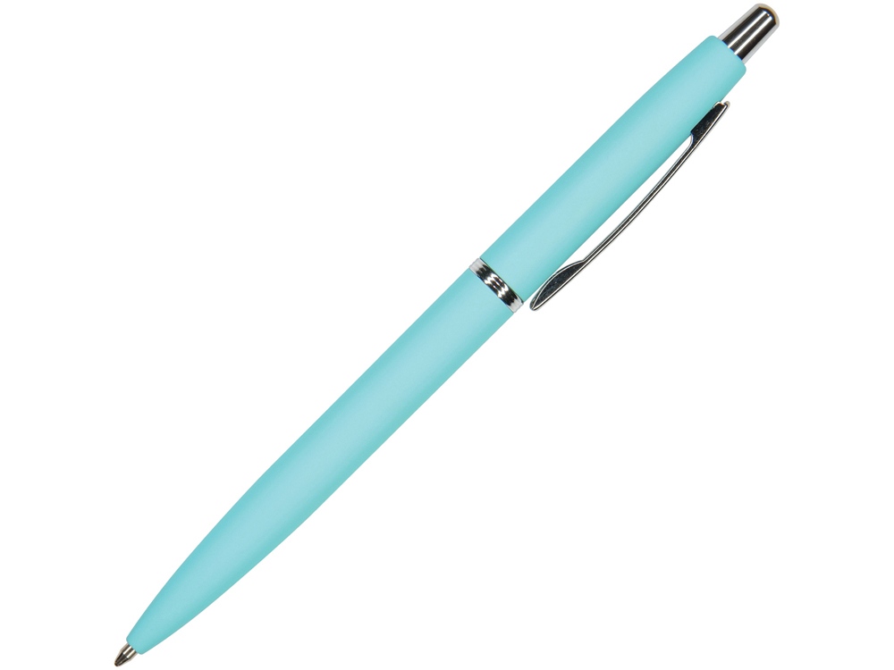 Ручка металлическая шариковая San Remo, софт-тач, 1.0 мм, голубой