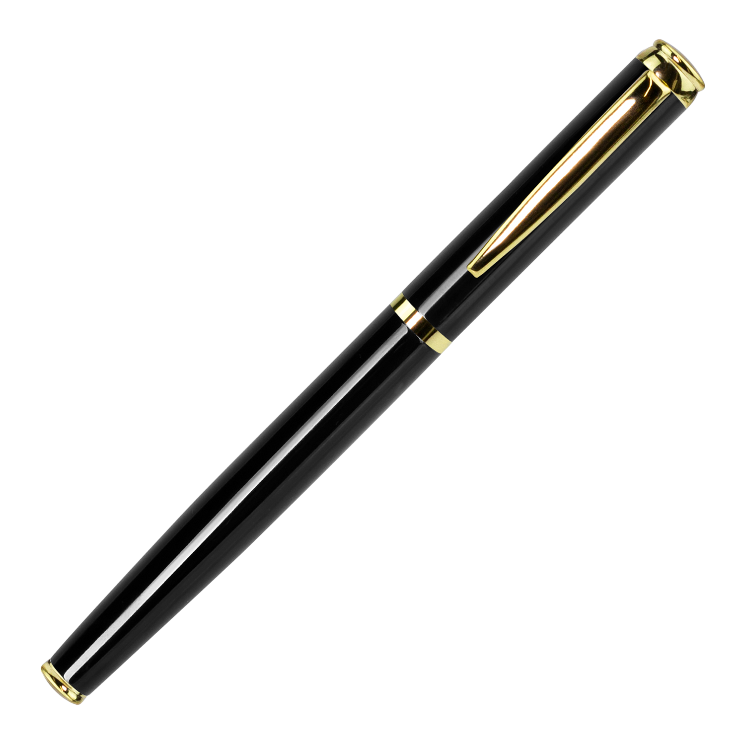 Ручка-роллер Sonata черная/позолота