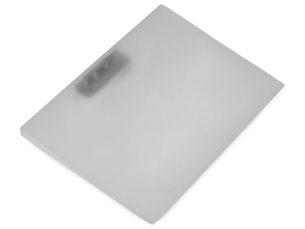 Папка пластиковая с боковым зажимом, прозрачный