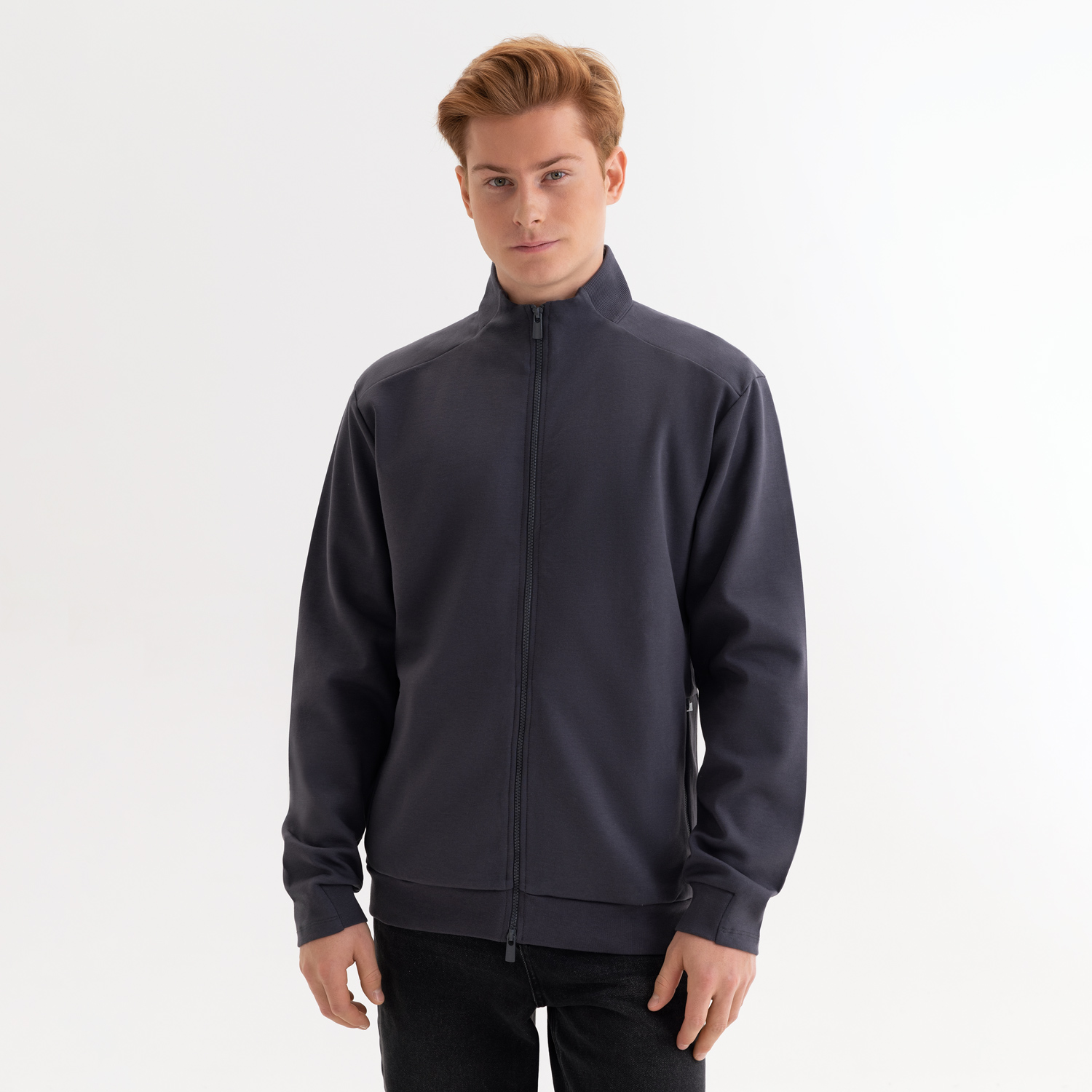 Толстовка на молнии ASTIN антрацит, размер XL