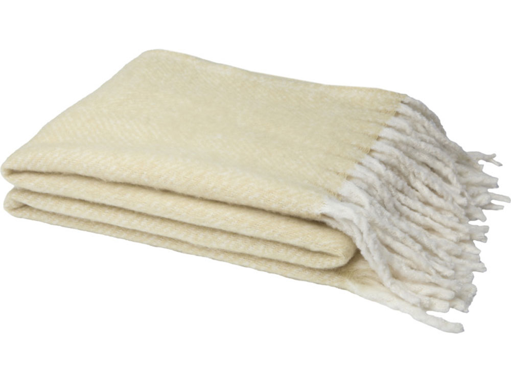 Долли плед из переработанного материала GRS, бежевый