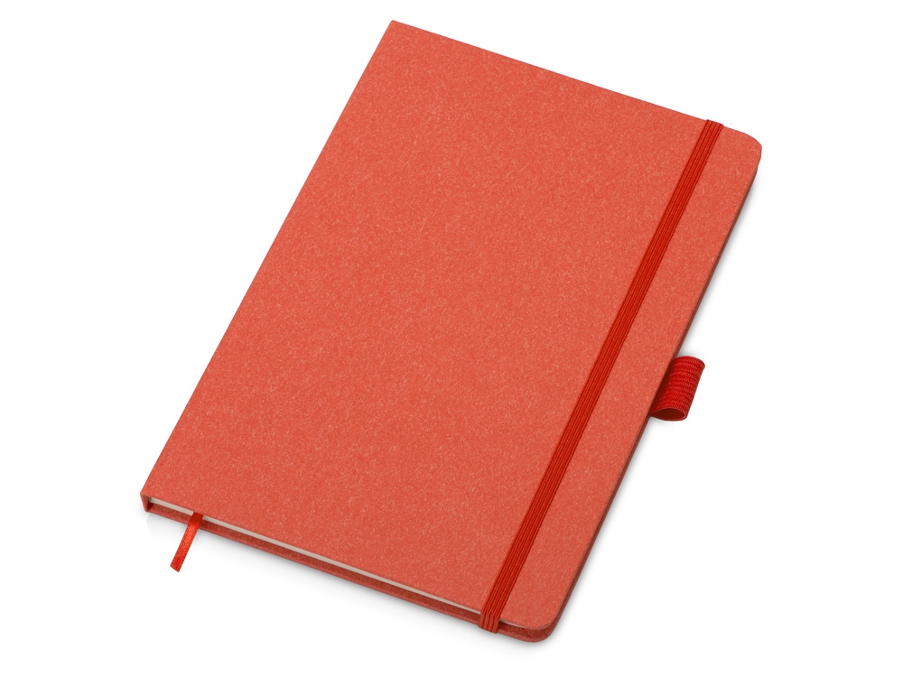 Блокнот А5 Snow Hard твердая обложка, 80 листов 70 гр/м2, красный