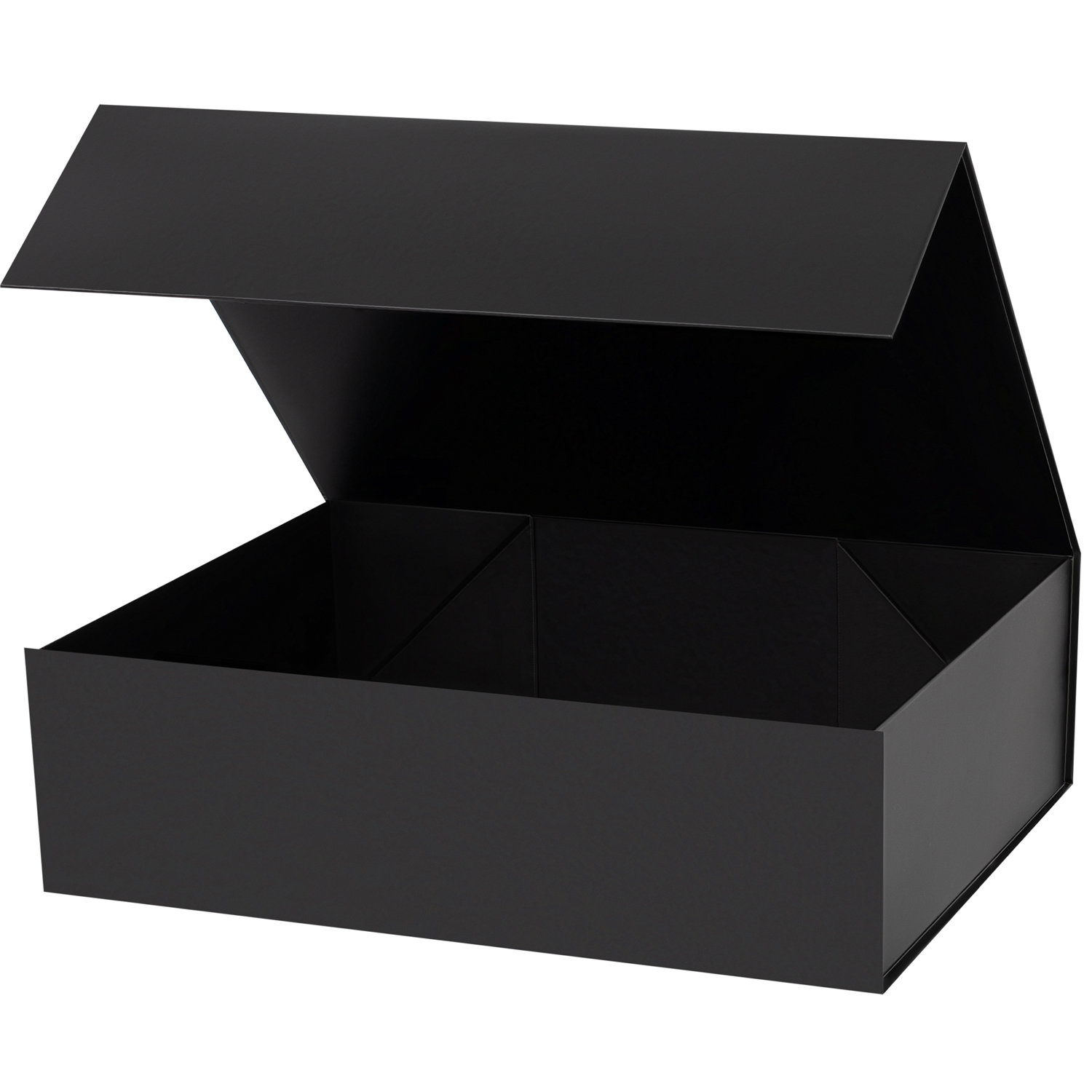 Подарочная коробка-трансформер большая, черная