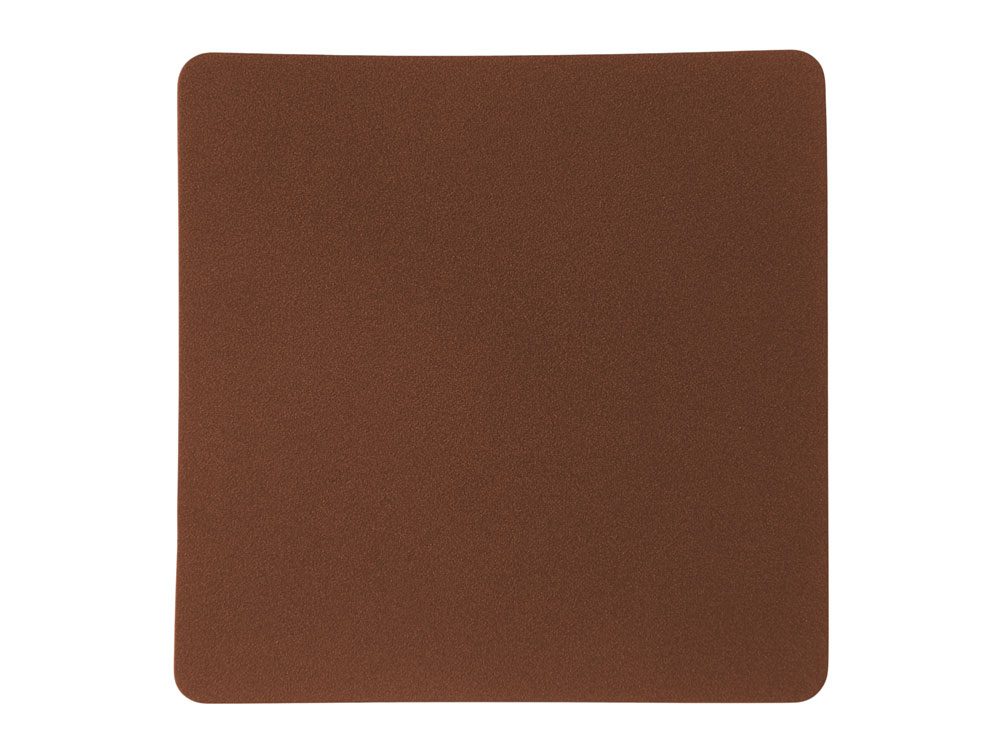 ПАТЧ КВАДРАТ nubuk (коричневый ) 5,5 х 5,5 см