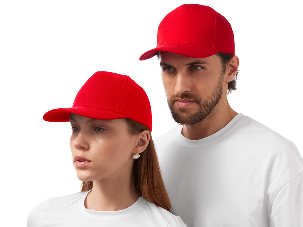 Бейсболка Florida 5-ти панельная, красный