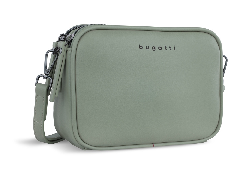 Сумка кросс-боди женская BUGATTI АЛМАТА | ALMATA, мятная, полиуретан, 21,5х6х15 см