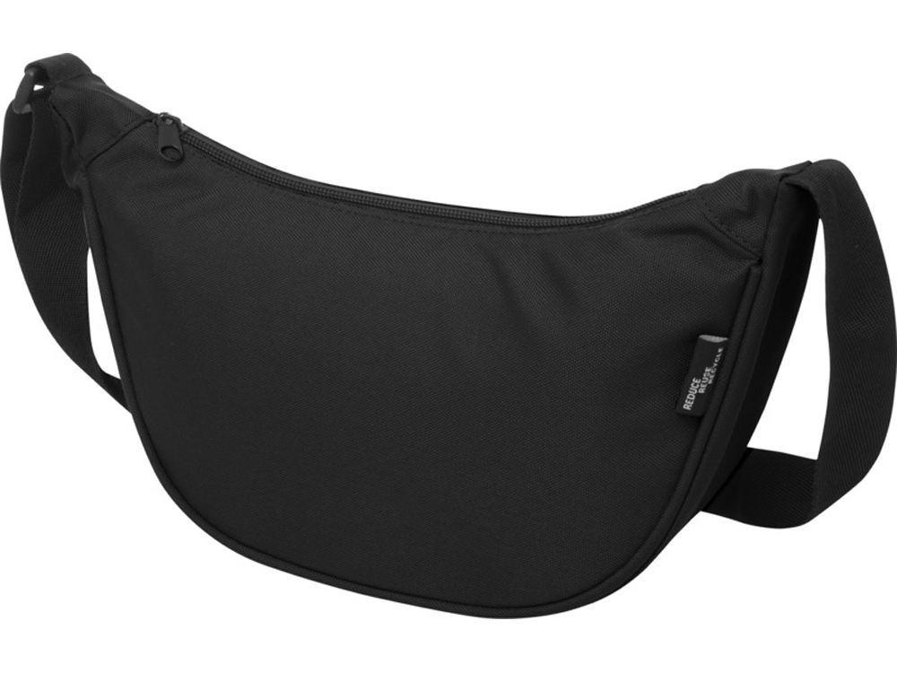 Байрон поясная сумка из переработанных материалов объемом 1,5 л - Черный