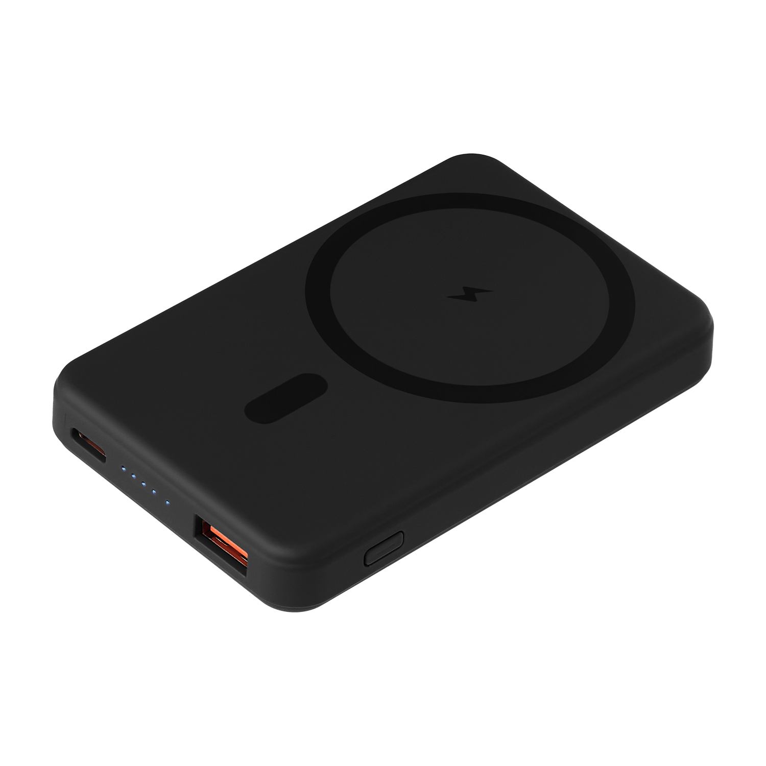 Внешний аккумулятор Largo PD 5000mAh с функцией беспроводной зарядки 15W, черный