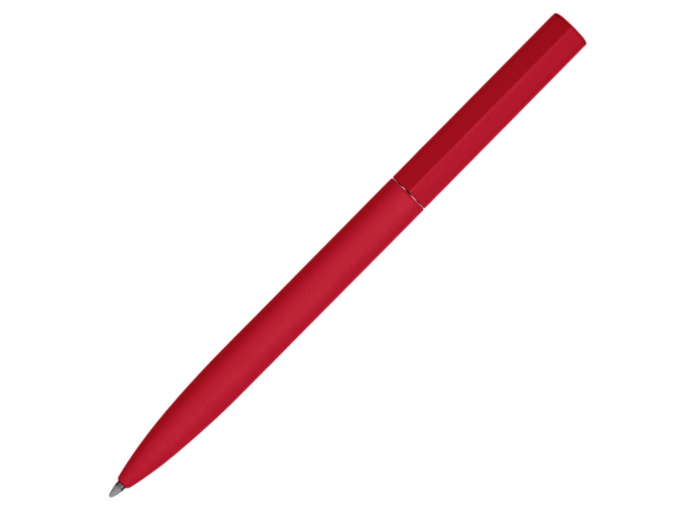 Шариковая металлическая ручка Minimalist софт-тач, красный