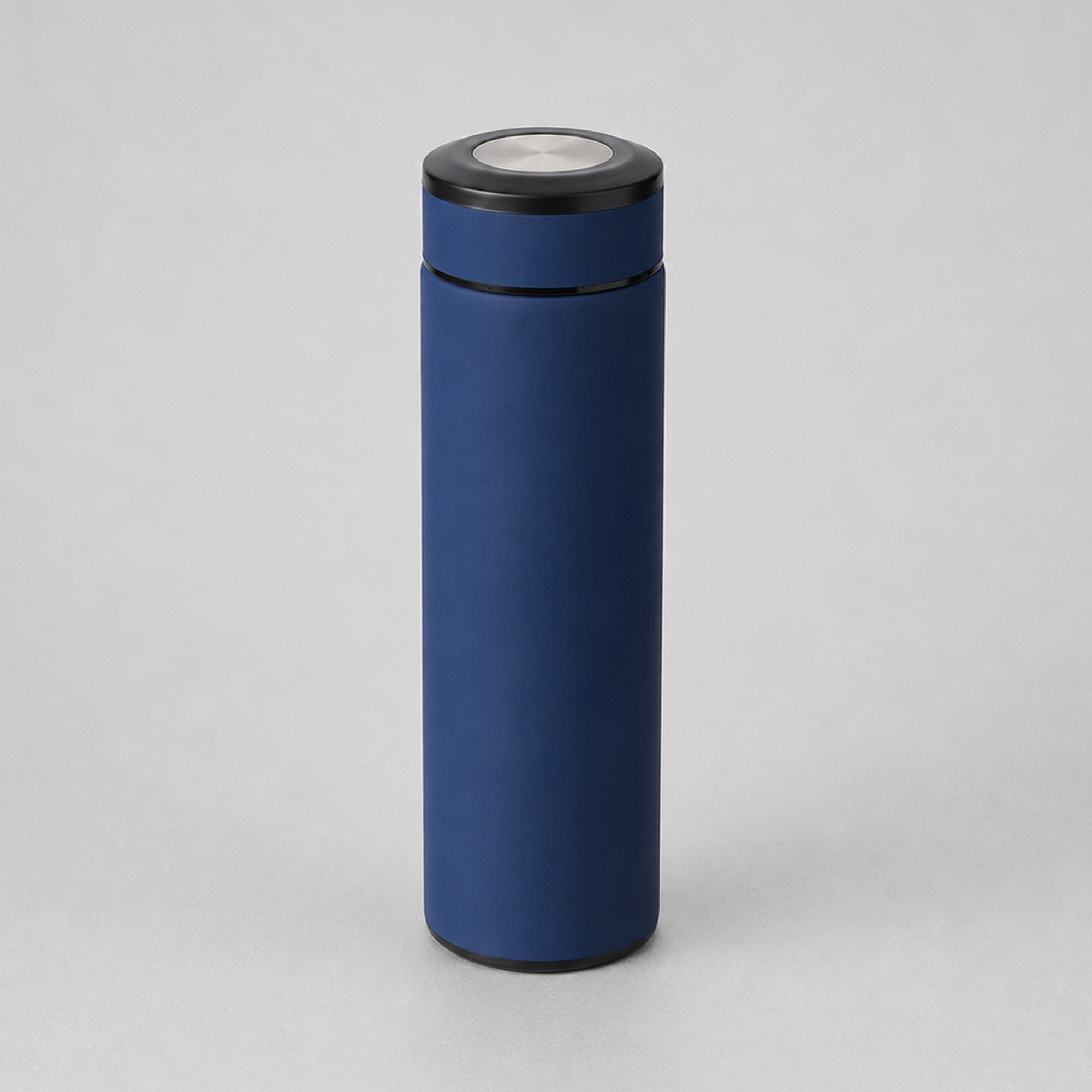 Вакуумный термос Vacuum Flask C1, soft touch, 420мл, темно-синий