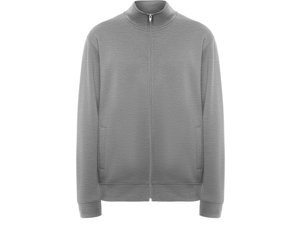 Толстовка на молнии Ulan, серый меланж