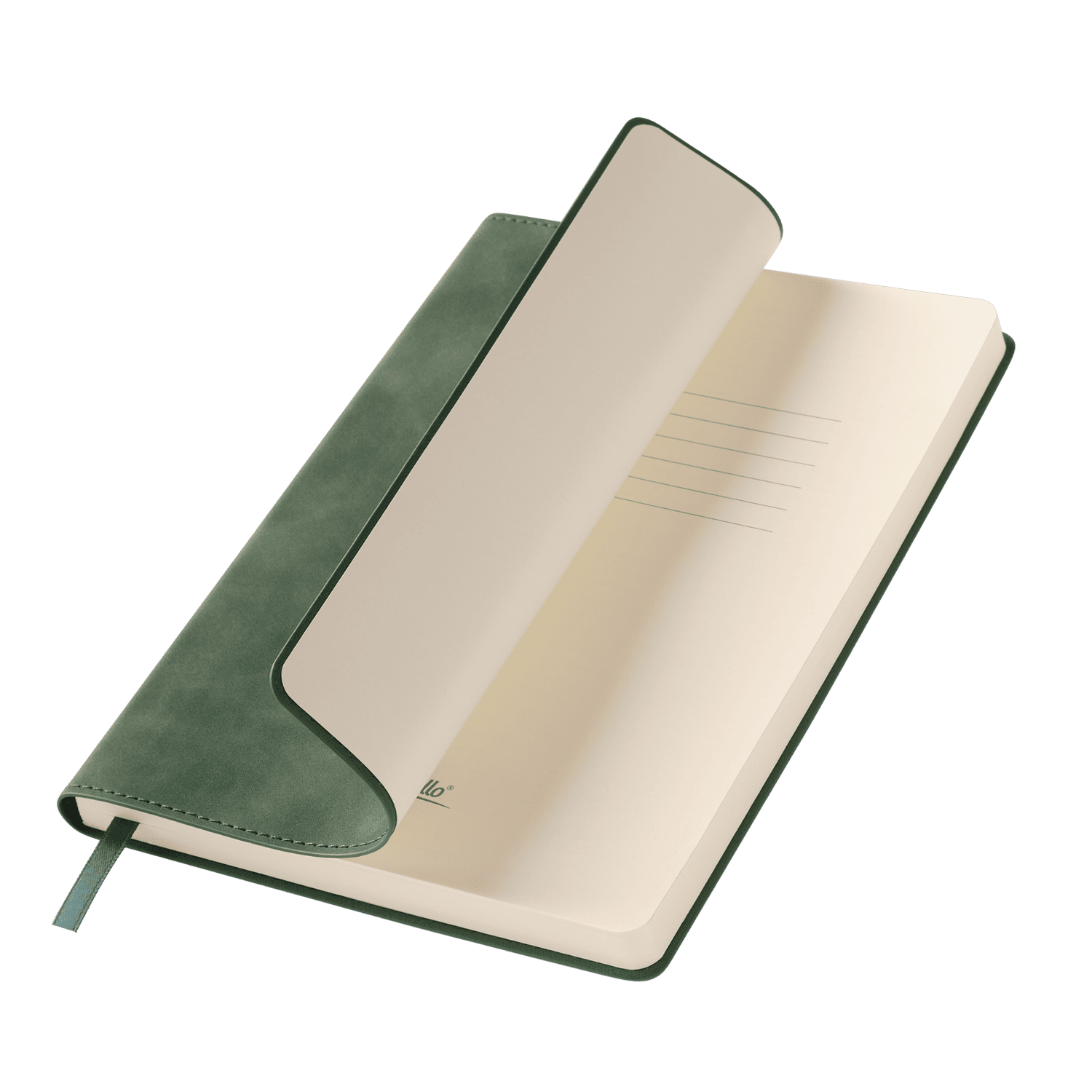 Ежедневник Verona недатированный, зеленый