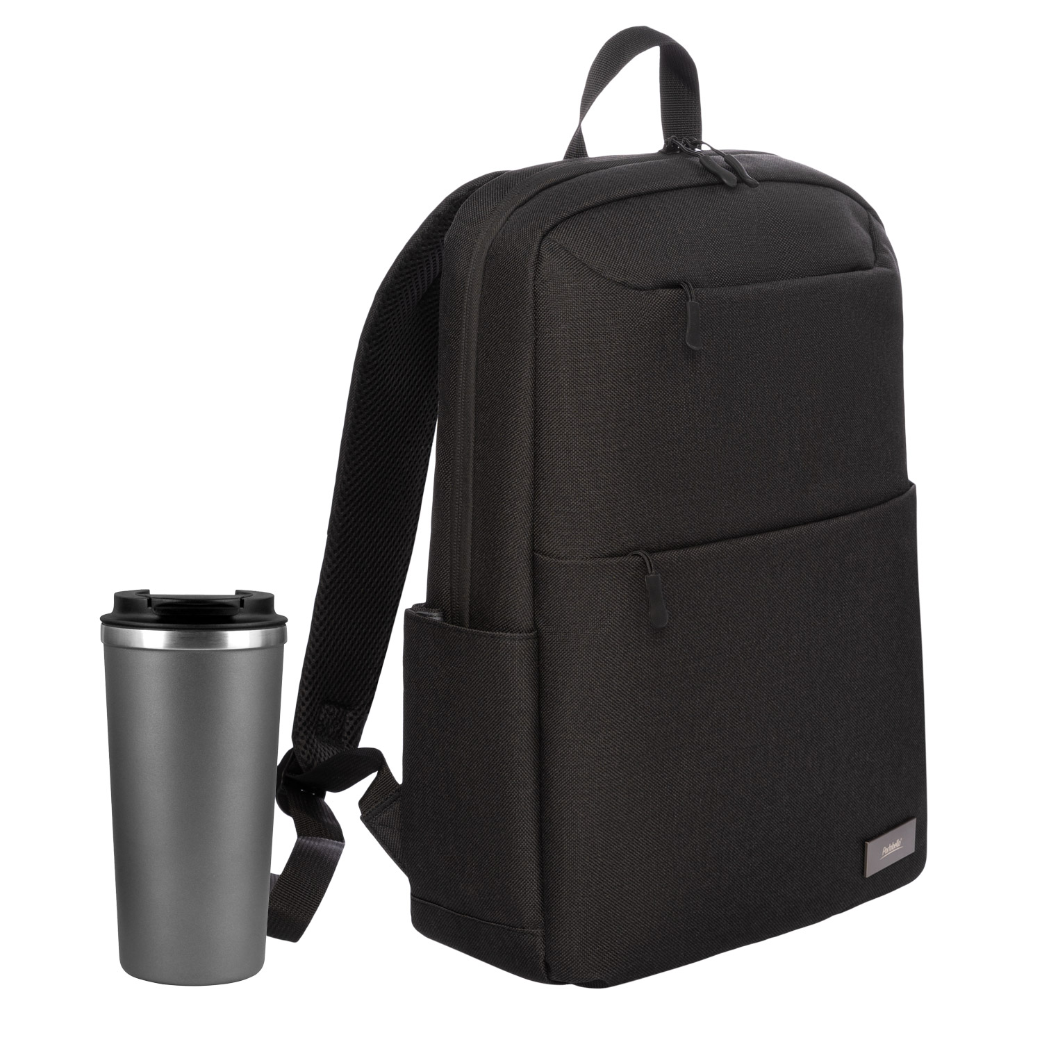 Подарочный набор Palermo, Forst, черный/серый (рюкзак, термокружка)