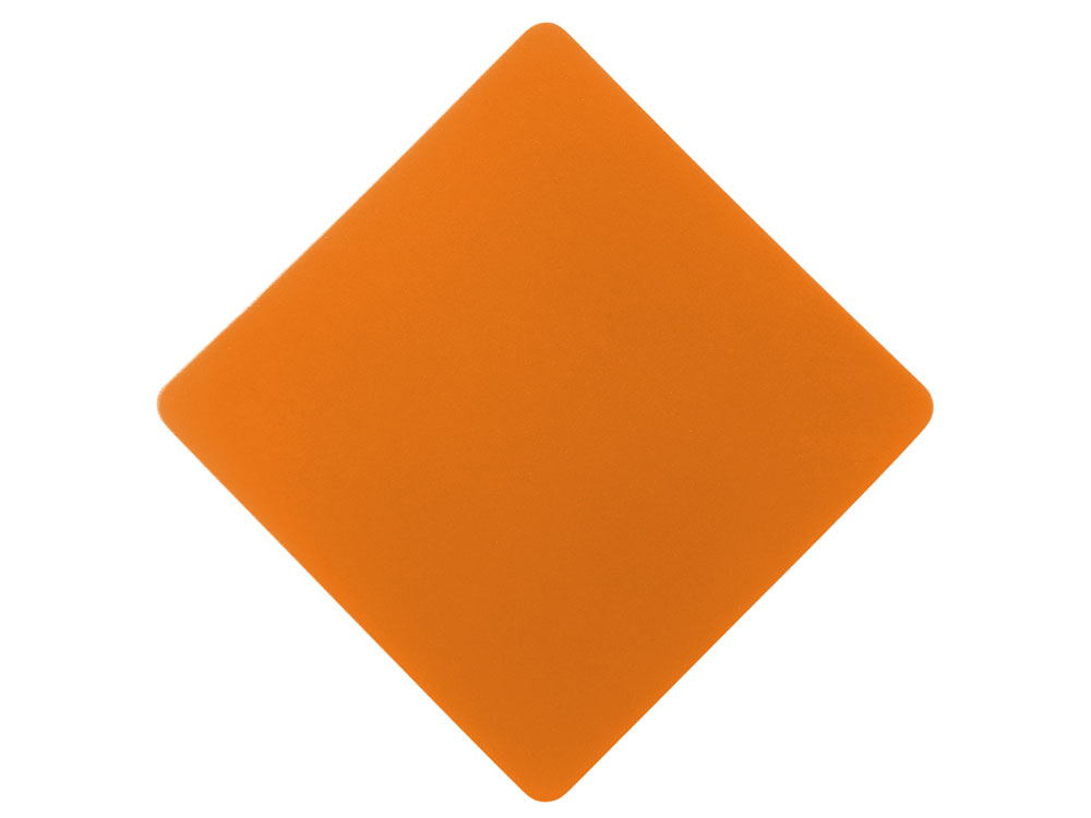 ПАТЧ РОМБ soft-touch (оранжевый) 7,6 х 7,6 см