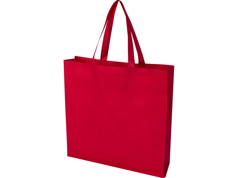 Экосил эко-сумка с ластовицей из нетканого материала, переработанного по стандарту GRS, объемом 12 л, красный