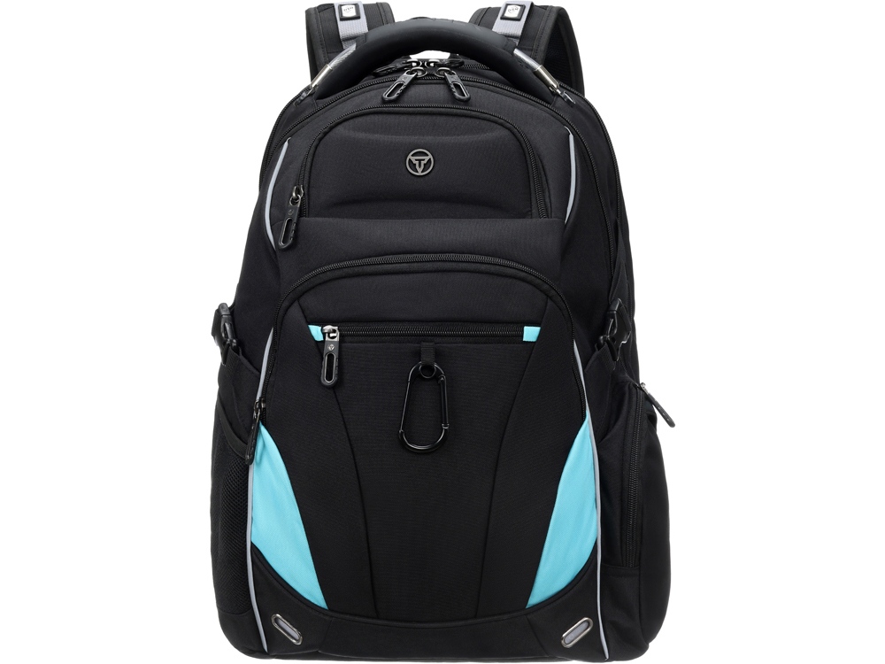 Рюкзак TORBER ПРОРЫВ с отделением для ноутбука 15, чёрный, полиэстер 900D, 34x22x46 см, 34л