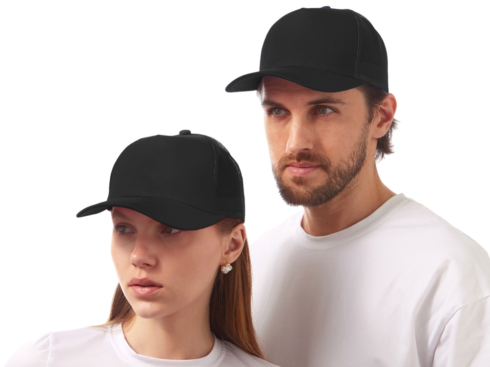 Бейсболка Kansas, черный