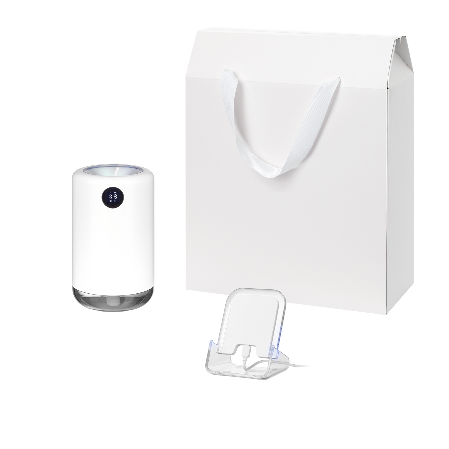 Подарочный набор Bliss, Gloss NEO, белый (увлажнитель воздуха, зарядное устройство)