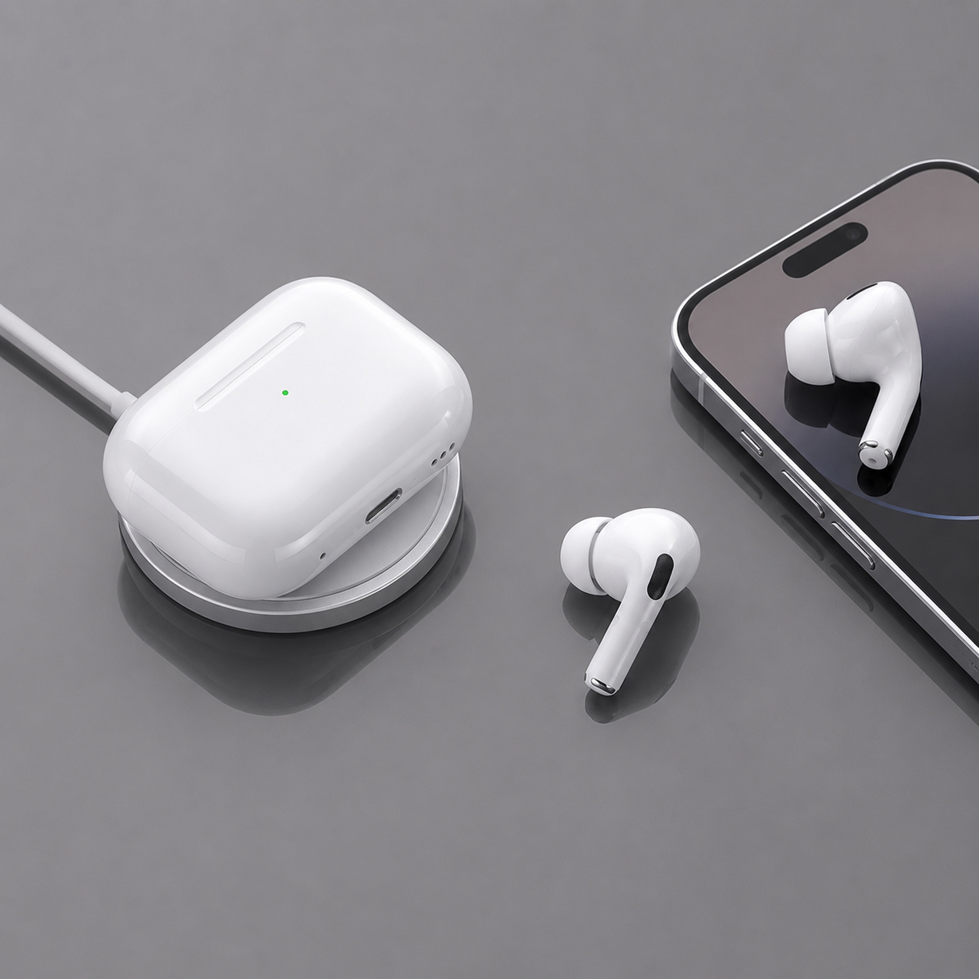 Беспроводные наушники с микрофоном Air Nova 2, TWS, BT5.4, 300 мАч, QI, белый, Deppa