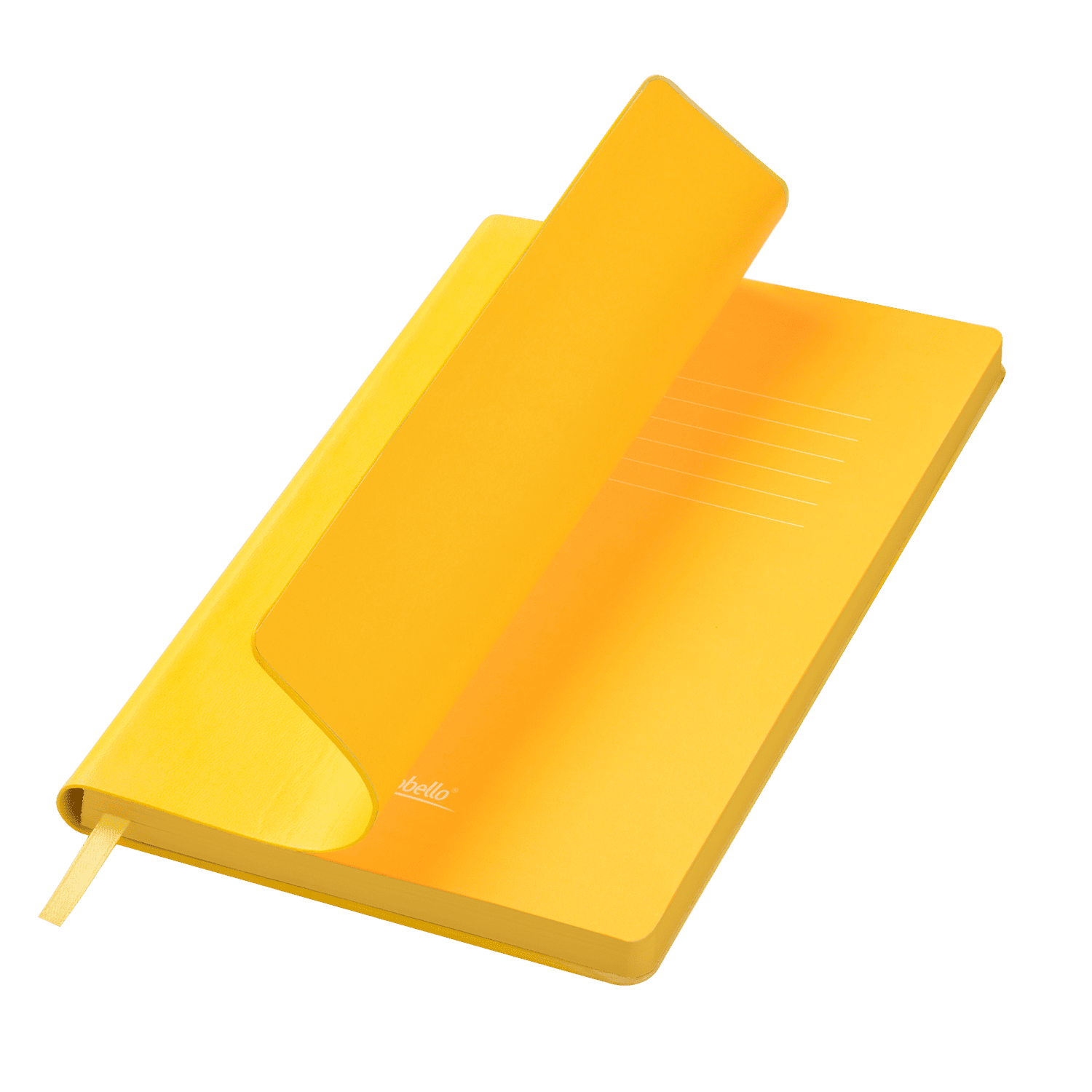 Ежедневник Latte NEW недатированный, желтый/желтый