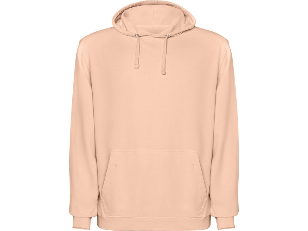 Толстовка с капюшоном KENIA унисекс, светло-абрикосовый выстиранный