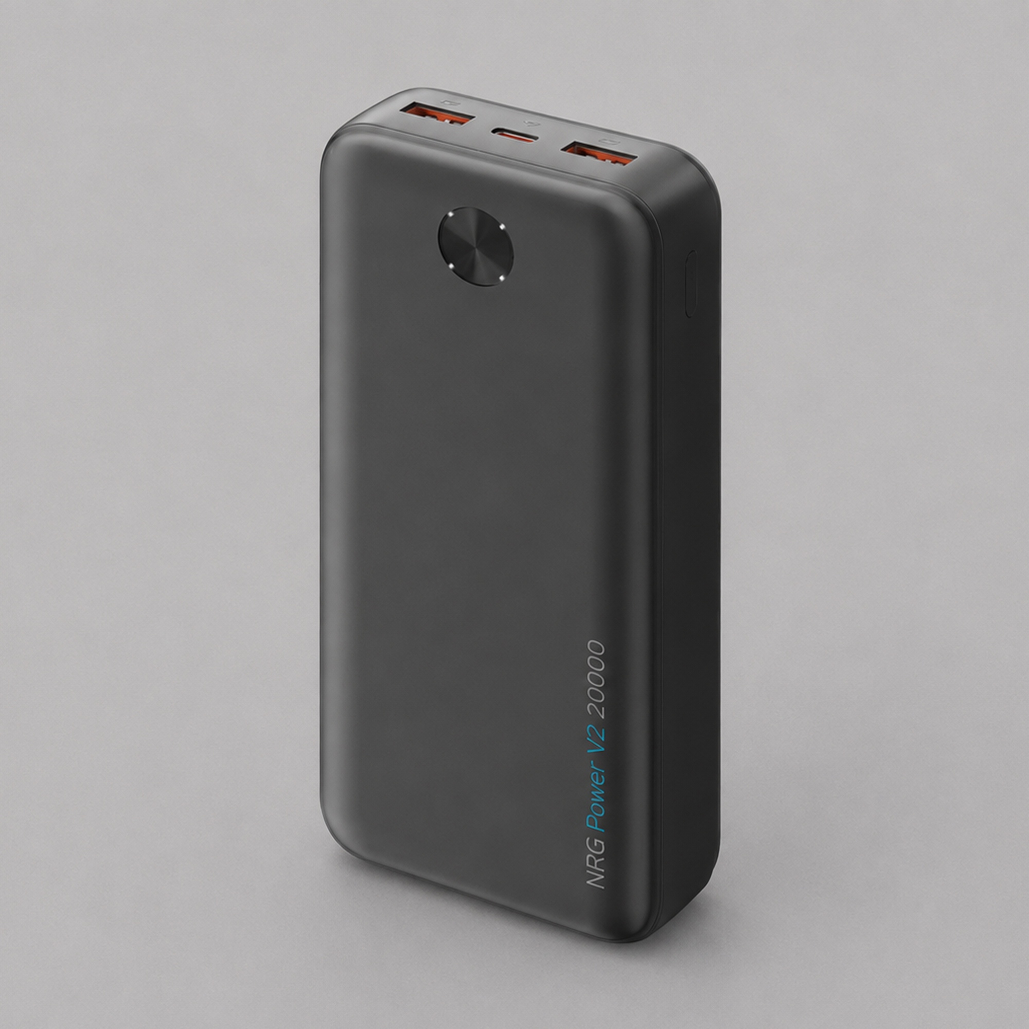 Внешний АКБ NRG Power V2 20000 мА-ч, 2A, 2xUSB, черный, Deppa