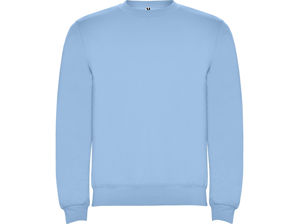 Свитшот с начесом Clasica унисекс, небесно-голубой