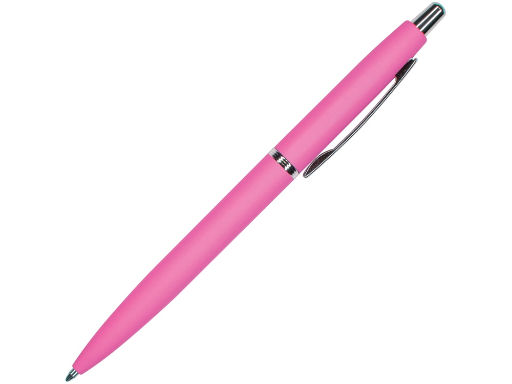 Ручка металлическая шариковая San Remo, софт-тач, 1.0 мм, ярко-розовый