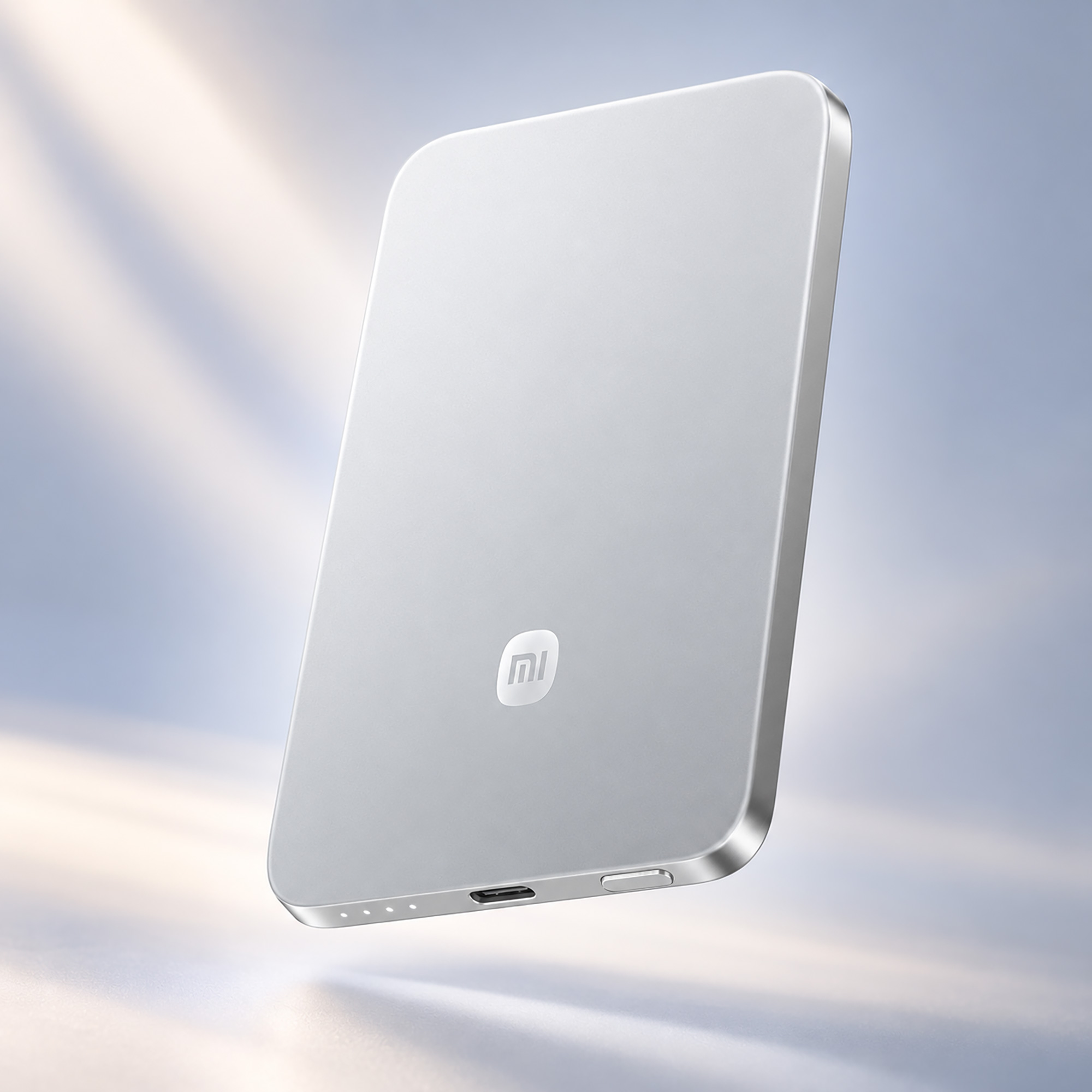 Внешний аккумулятор UltraThin Magnetic Power Bank 5000 15 Вт, c CCC сертификацией, серебристый
