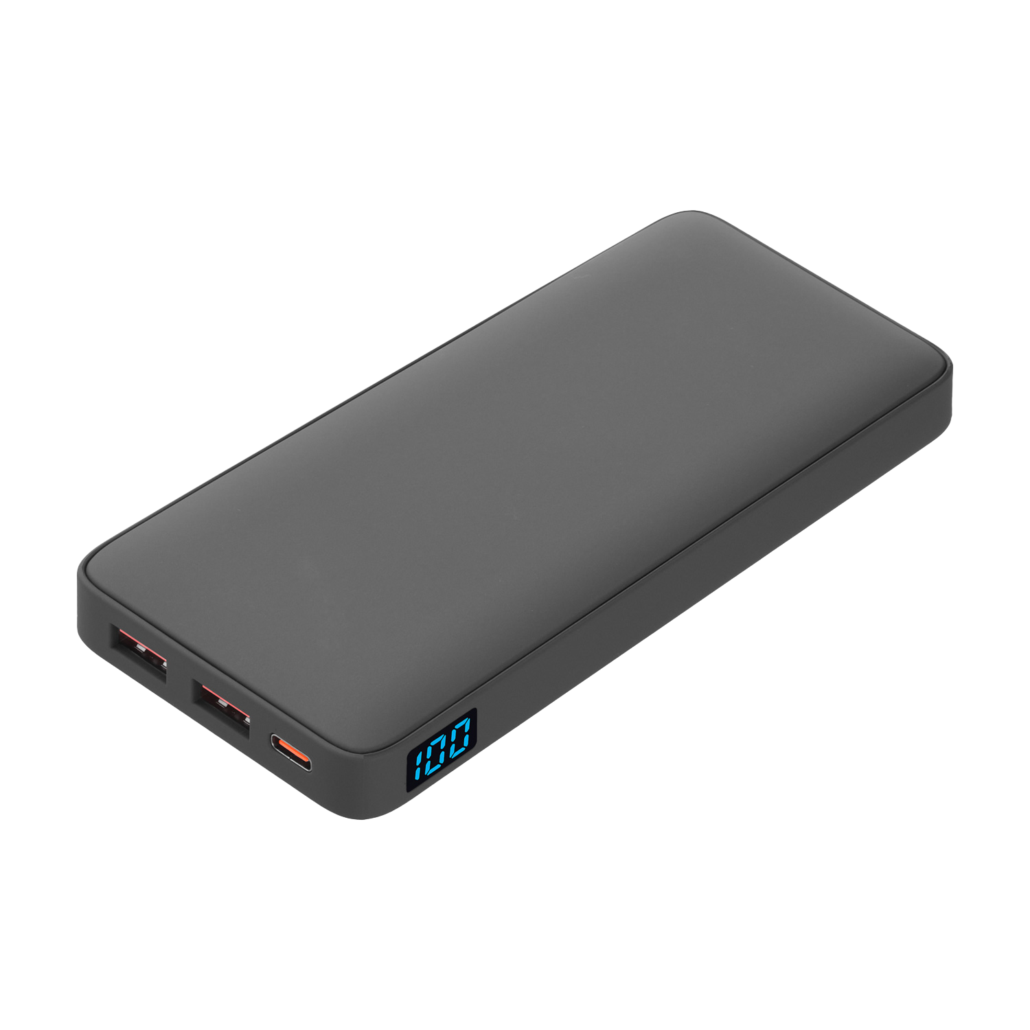 Внешний аккумулятор с подсветкой Ancor PD Plus 10000 mAh, серый