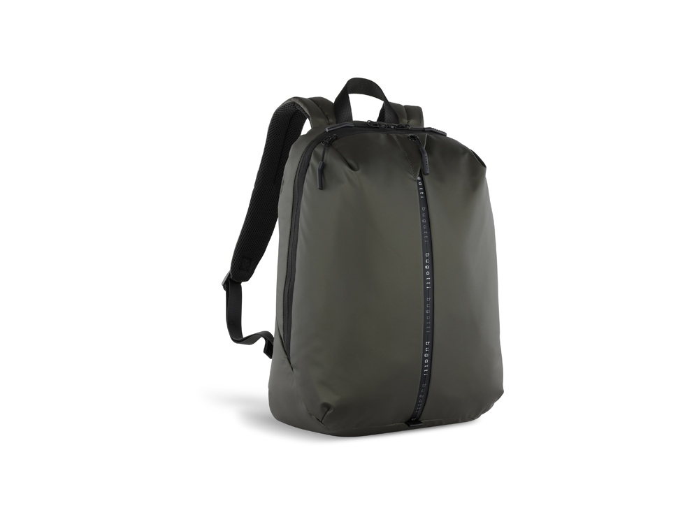 Рюкзак BUGATTI БЛАНК | BLANC 15'', оливковый, тарпаулин/полиэстер, 32х15,5х45 см