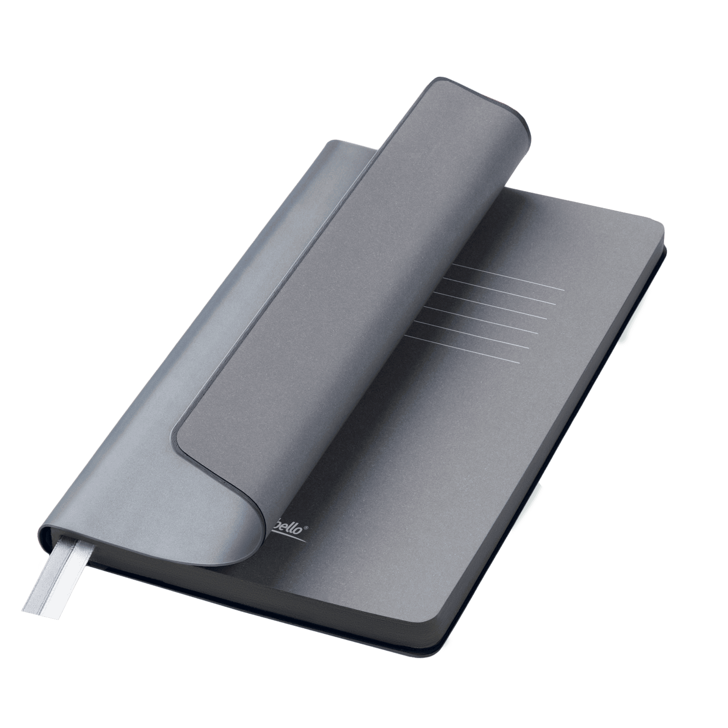 Ежедневник Moon river недатированный, стальной