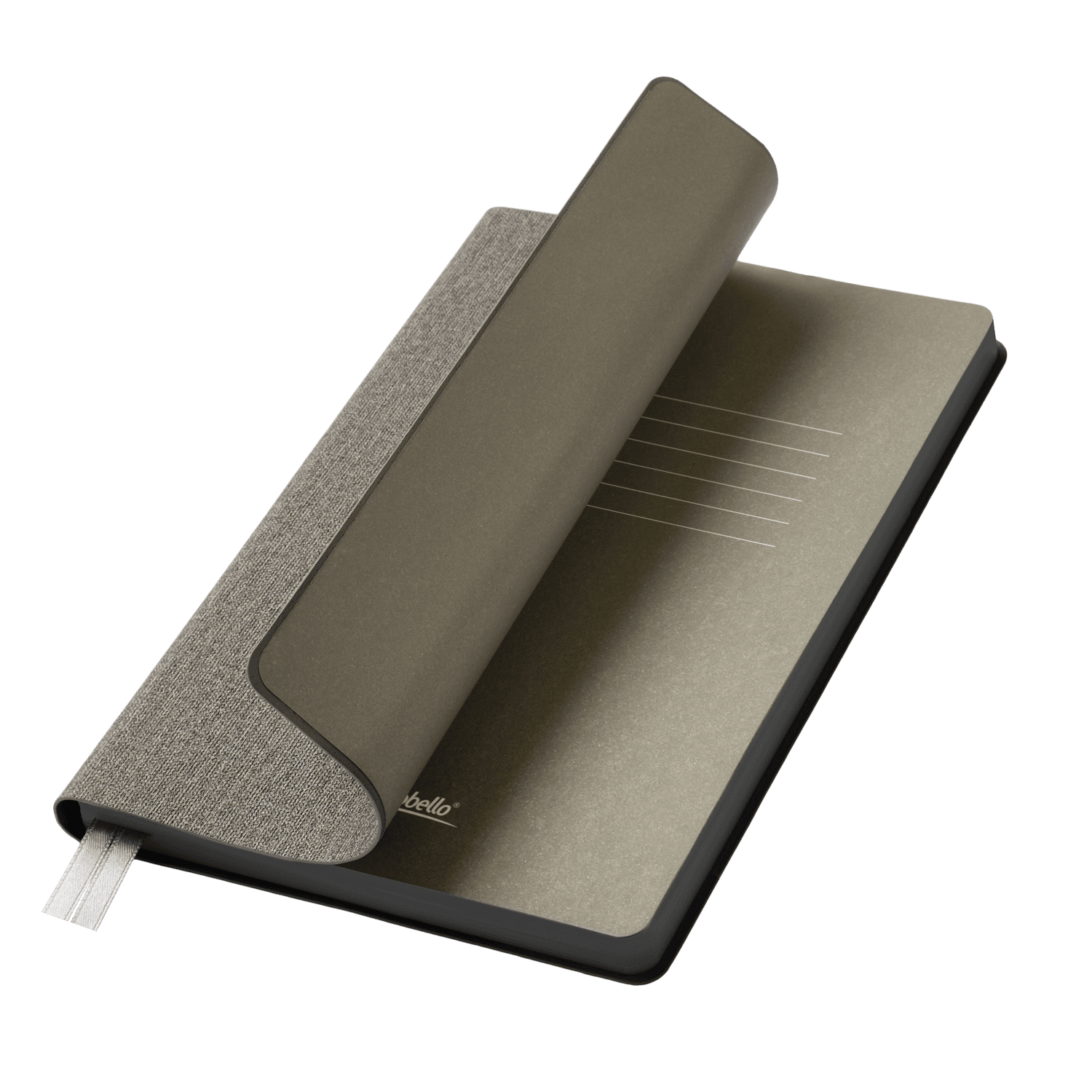 Ежедневник Tweed недатированный, серый