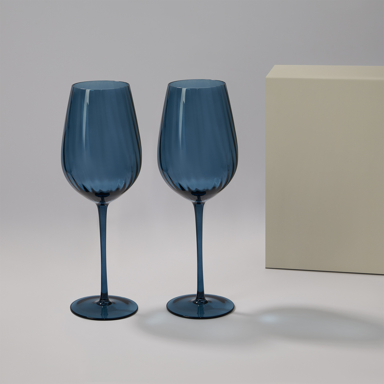 Подарочный набор 2 бокала для вина Toscana в серой коробке