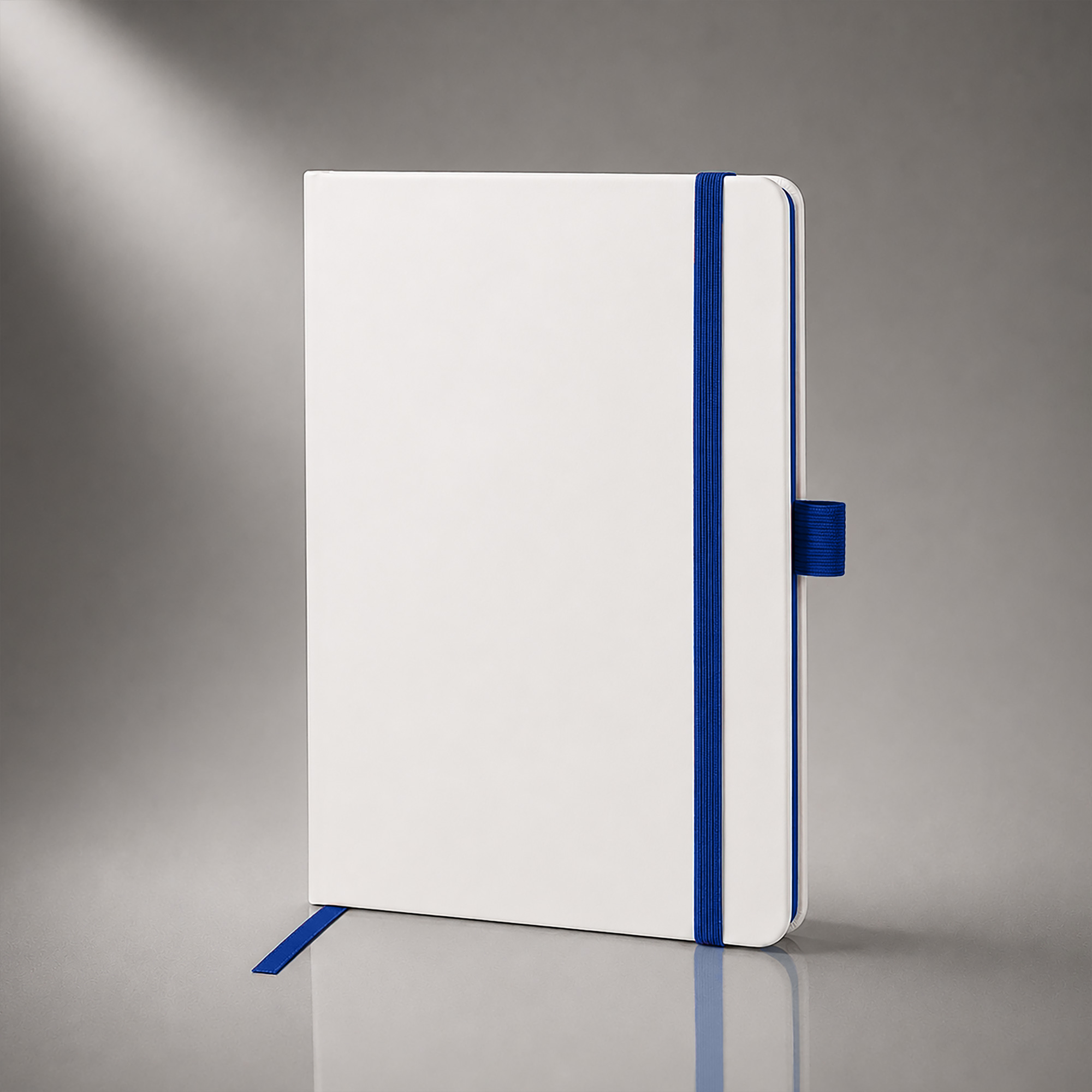 Блокнот ColorNote White, твердая обложка A5, 80 листов, белый с синим